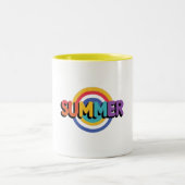 Farbenfrohe Summer Vibes Tasse (Mittel)