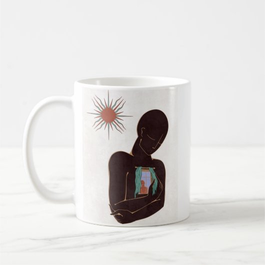 farbenfrohe Sun-Tasse Kaffeetasse (Links)