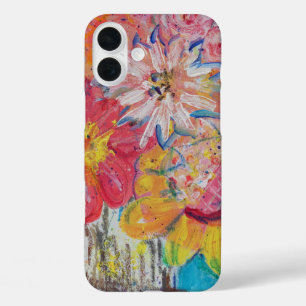 Farbenfrohe Suns von Lydias Art Sangria iPhone 16 Plus Hülle