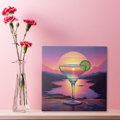 Farbenfrohe Sunset Margarita Fliese