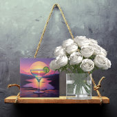 Farbenfrohe Sunset Margarita Fliese