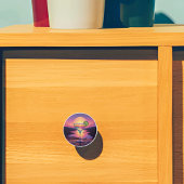 Farbenfrohe Sunset Margarita Keramikknauf