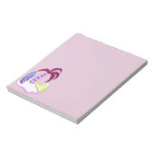 Farbenfrohe Surfboard Island 3 Notepad Notizblock (Rotiert)