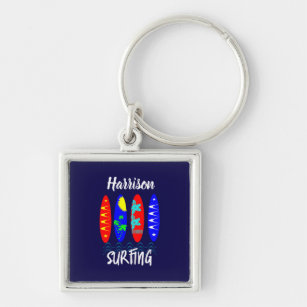 Keep Calm Surfer I Surf Surfing Windsurf Schlüsselanhänger Schlüsselband Lanyard 