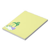 Farbenfrohe Surfbrett Insel 5 Notepad Notizblock (Rotiert)