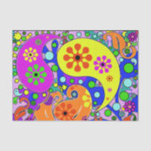 Farbenfrohe Süße 16 Geburtstag Seidenpapier (Vorderseite)