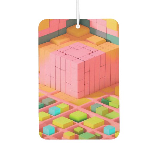 Farbenfrohe Süße Autolufterfrischer (Vorderseite)