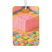 Farbenfrohe Süße Autolufterfrischer (Rückseite)