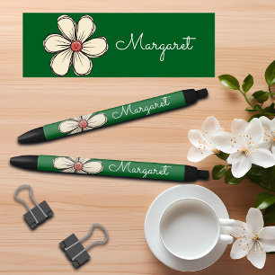 Farbenfrohe Süße Doodle-Blume Benutzerdefinierter  Kugelschreiber