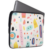 farbenfrohe süße Elemente Design Laptopschutzhülle (Vorne Rechts)