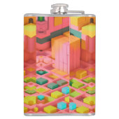 Farbenfrohe Süße Flachmann (Rückseite)