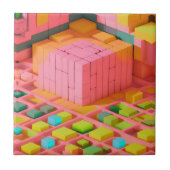 Farbenfrohe Süße Fliese (Vorderseite)