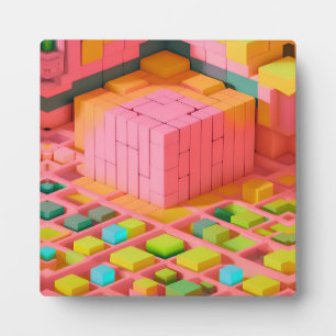 Farbenfrohe Süße Fotoplatte