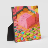 Farbenfrohe Süße Fotoplatte (Vorderseite)