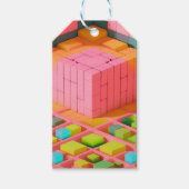 Farbenfrohe Süße Geschenkanhänger (Vorderseite)