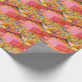 Farbenfrohe Süße Geschenkpapier (Ecke)