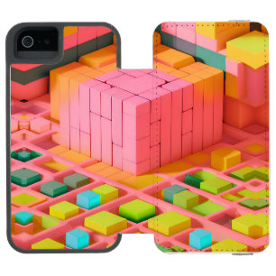 Farbenfrohe Süße Incipio Watson™ iPhone 5 Geldbörsen Hülle