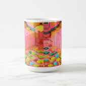 Farbenfrohe Süße Kaffeetasse (Mittel)