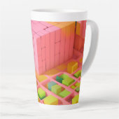 Farbenfrohe Süße Milchtasse (Rechte Ecke)