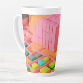 Farbenfrohe Süße Milchtasse (Linke Ecke)