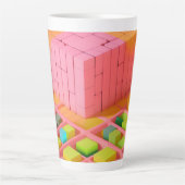 Farbenfrohe Süße Milchtasse (Vorderseite)