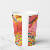 Farbenfrohe Süße Pappbecher (Rechts)