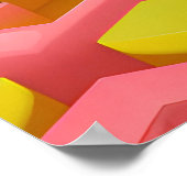 Farbenfrohe Süße Poster (Ecke)