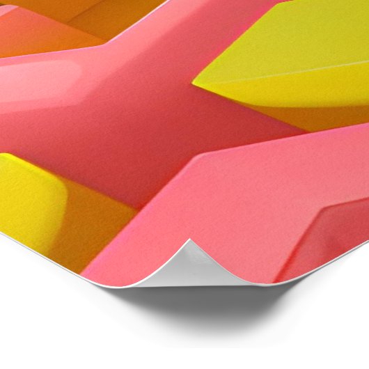 Farbenfrohe Süße Poster (Ecke)