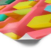 Farbenfrohe Süße Poster (Ecke)