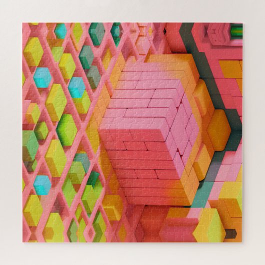 Farbenfrohe Süße Puzzle (Horizontal)