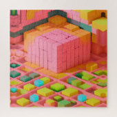 Farbenfrohe Süße Puzzle (Vertikal)