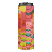 Farbenfrohe Süße Thermosbecher (Rückseite)