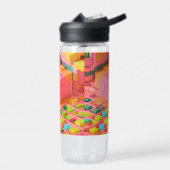 Farbenfrohe Süße Trinkflasche (Links)