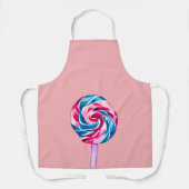 Farbenfrohe Süßwarenkunst Schürze (Vorderseite)