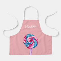 Farbenfrohe Süßwarenlollipop Aquarellkunst