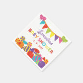 Farbenfrohe Sweet Fun Candy Theme Kinderdusche Serviette (Ecke)