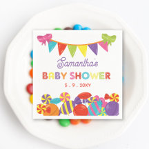 Farbenfrohe Sweet Fun Candy Theme Kinderdusche