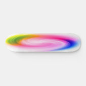 Farbenfrohe Swirl-Skateboard Skateboard (Horizontal)