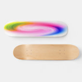 Farbenfrohe Swirl-Skateboard Skateboard (Horizontal)