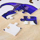 Farbenfrohe T-Rex Puzzle (Seite)