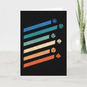 Farbenfrohe Tablettenwürfel Karte (Vorderseite)