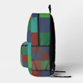 Farbenfrohe Tafel Bedruckter Rucksack (Rechts)