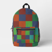 Farbenfrohe Tafel Bedruckter Rucksack (Vorderseite)