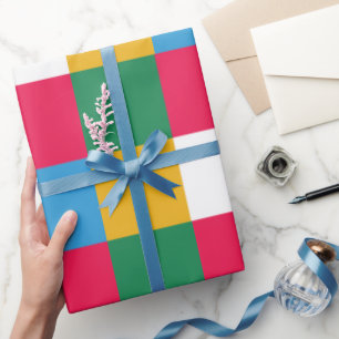 Farbenfrohe Tafel Geschenkpapier