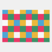 Farbenfrohe Tafel Geschenkpapier Set (Vorderseite 2)