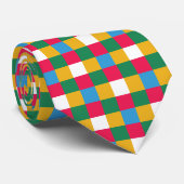 Farbenfrohe Tafel Krawatte (Gerollt)