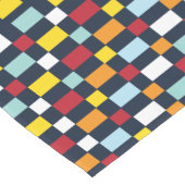 Farbenfrohe Tafel Kurzer Tischläufer (Ecke)