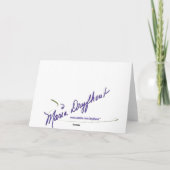 Farbenfrohe Tage für die Mama Karte (Rückseite)