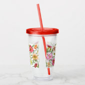 Farbenfrohe Tageszeitungen in allen Mustern Acryltrinkbecher (Links)