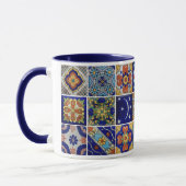 Farbenfrohe Talavera Tile - Porzellan Coffee Gesch Tasse (Links)